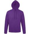 47101 Unisex Snake Hooded Sweatshirt dark purple colour image